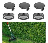 DAZZLEEX Set di 3 bobine con coperchio della bobina Adatto per Parkside PRTA 20-Li A1- IAN 311046、 PRTA 20-Li B1- IAN 330831、 PRTA 20-Li B2- IAN 334231、 PRTA 20-Li C3- IAN 351753