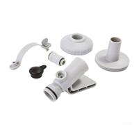 DAZZLEEX Set di raccordi per piscina fuori terra da 32 mm, compatibile con telai intex, kit di connettori per piscina per sistemi di pompaggio da 1000 GPH per migliorare filtrazione e pulizia