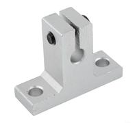 DAZZLEEX Staffa di supporto per albero lineare in lega di alluminio serie SK per router CNC XYZ Tabella guida ottica blocco cuscinetto SK6 SK8 SK10 SK12 SK13 SK16 SK20 SK25 (SK6)