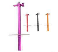 DAZZLEEX Strumento di allineamento a doppia leva in lega di alluminio per bici da strada, con viti in acciaio inox, regolazione orizzontale di simmetria dell'altezza a sinistra e destra, per