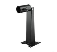 DAZZLEEX Supporto da parete lungo per piastra Starlink Gen 2 V2 Staffa in lega da 240 mm Nero Installazione sicura per esterni sotto grondaia per una ricezione stabile del segnale