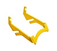 DAZZLEEX Supporto per secchio per miele in plastica gialla, 17 x 21 cm, telaio di supporto per una facile raccolta e conservazione stabile dei contenitori per miele