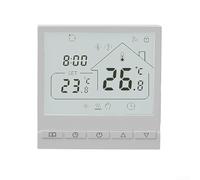 DAZZLEEX Termostato per riscaldamento a pavimento programmabile WiFi con retroilluminazione blu, timer di 5+2 giorni, controllo vocale, funziona con controllo vocale Tuya Smart Home, controllo remoto