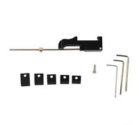 DAZZLEEX Tiro con L'Arco Clicker Regolazione Scorrimento Diritto Tirare Arco Ricurvo E Freccia Segnale Pezzo Clicker 13,3 * 2 * 1,2 cm Nero