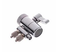 DAZZLEEX Valvola deviatore adattatore per rubinetto bidirezionale per filtri acqua purificatori tubo da 1/4 pollici con dimensioni di connessione M22 X M24