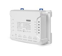 DAZZLEEXInterruttore WiFi Intelligente for Sonoff 4CH PRO R3 Modulo Controllo Remoto a 4 Canali per Elettrodomestici Compatibile con Assistente Vocale