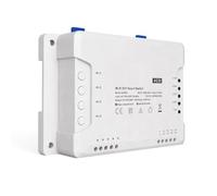 DAZZLEEXInterruttore WiFi Intelligente for Sonoff 4CH R3 Modulo Controllo Remoto a 4 Canali per Elettrodomestici Compatibile con Assistente Vocale