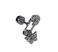 Dazzling Acciaio Inox Orecchio Climber Farfalla Stud Con Pin Cartilagine Piercing Orecchino Fatto a Mano Gioielli Del Corpo Acciaio Farfalla Orecchio Pin Per