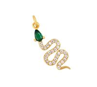 Dazzling Full Zircone Serpente Collana Pendente Orecchini Fatti A Mano Charm Gioielli Accessori Per Gli Appassionati Di Moda Ciondolo Unico, Misura unica, come descritto, come descritto