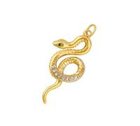 Dazzling Full Zircone Serpente Collana Pendente Orecchini Fatti A Mano Charm Gioielli Accessori Per Gli Appassionati Di Moda Ciondolo Unico, Misura unica, come descritto, come descritto