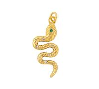 Dazzling Full Zircone Serpente Collana Pendente Orecchini Fatti A Mano Charm Gioielli Accessori Per Gli Appassionati Di Moda Ciondolo Unico, Misura unica, come descritto, come descritto