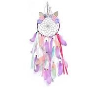 DAZZLUXE 1 pezzo lilla acchiappasogni, decorazione da parete per cameretta dei bambini, decorazione da parete per camera dei bambini, decorazione da appendere al soggiorno