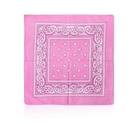DAZZLUXE 1 Sciarpa Da Moto Rosa, Sciarpa Rosa, Sciarpa Di Jeans, Sciarpa per Capelli Rosa, Stoffa Rosa, Sciarpa Da Equitazione Sportiva, Sciarpa Quadrata Versatile (55 * 55 Cm)