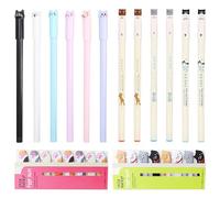 DAZZLUXE 2 Note di Messaggio, Penne Gel 0,5 mm e a Punta per Gatti 0,38 mm, Graziose Penne e Carta per Appunti per Gatti