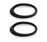 DAZZLUXE 2 strisce di guarnizione in gomma per antenna del tetto dell'auto, copertura dell'antenna superiore dell'auto, base per antenna, anello di tenuta dell'antenna del tetto dell'auto, copertura