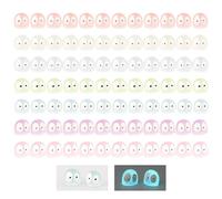 DAZZLUXE 84 ornamenti in resina luminosi, mini palline decorative in resina, ornamenti creativi personalizzati