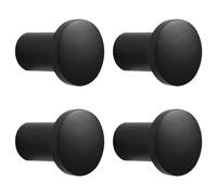 DAZZLUXE Ganci Appendiabiti Tondi Multifunzionali da Parete (Nero)