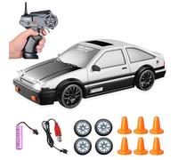 DAZZTIME Macchina Telecomandata,RC Drift Car 1:24,Auto Telecomandata Bambino,30 km/h,4 WD,con Luci,batterie,Macchina Radiocomandata,Regalo per Ragazzi Bambini da 6 8 9 10 Anni
