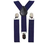 DB Dickie Bow Bretelle vintage per bambini, blu navy, Belt Width: 2.5cm, length: 65cm