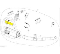 Akrapovic V-tuv251 Noise Damper Trasparente