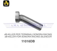 DB-Killler per term.Sonora ø38mm Honda CRF 1000L Africa Twin 2016 2017 2018 2019