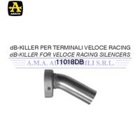 DB-Killler per terminale Veloce ø38mm Triumph STREET TRIPLE 765 2020 2021 2022