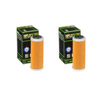 DB PARTS Set di 2 filtri olio compatibili per Husqvarna 350 FC 4T (motore KTM) 2014 2015 2016 2017 2018 2019 2020