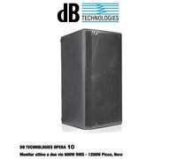 DB Technologies Opera 10 Cassa attivo a due vie 600W RMS - 1200W Picco, Nero