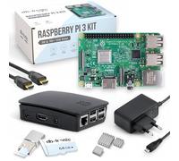db-tronic Starter Kit per Raspberry Pi 3 B 1 GB | 64 GB | Alimentatore | Alloggiamento | cavo HDMI 1 m | Lettore USB | Dissipatori | ideale per Home Assistant e la smart home