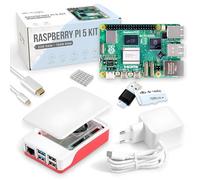 db-tronic Starter Kit per Raspberry Pi 5 8 GB | Edizione 128 GB | Alimentatore da 27 W | Alloggiamento con ventola | Cavo Micro HDMI 4K | ideale per Home Assistant e la smart home