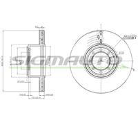 DB0320V Disco freno Sigmauto