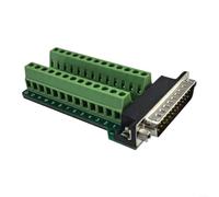 DB25 - Adattatore a morsettiera a 25 pin, tipo a vite, DB25-G2-01, con base isolata e marcatura a pin trasparente per una facile installazione e una trasmissione sicura del segnale