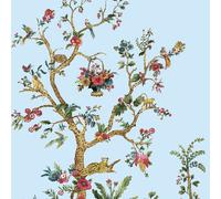 DB31902M - Carta Da Parati Murale Floreale Blu Daisy Bennett Galerie