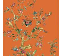 DB31906M - Carta Da Parati Murale Floreale Arancione Galerie Di Daisy Bennett