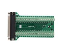 DB37 Breakout Connector Terminal Board, Straight PCB Breakout Board with Insulation Pad, Anti - Interference 300V AC, 5mm Pitch, for Communication Debugging and Industrial Wiring (Iena)