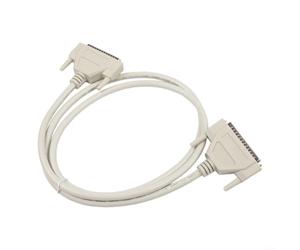 DB37 Cavo di prolunga da maschio a maschio per macchine CNC PLC e per computer legati, cavo dati a 2 file a 37 pin con anima in rame rivestito in stagno, grigio 1,5 m (1,5 metri)