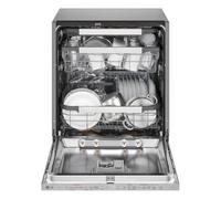 LG Lavastoviglie a scomparsa totale QuadWash Serie 4, Classe A 43dB 14 coperti,Vapore, Info Light,Cerniere sliding Noble Steel - DB476TXSW Noble Steel
