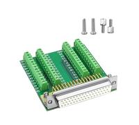 DB50 50Pin Maschio Femmina Connettore Connettore Giunto Industriale Scheda Cablaggio Adattatore Terminale con Hardware di Fissaggio Morsettiera Adattatore