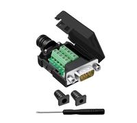 DB9 a pin adattatore maschio RS232 seriale a posizioni connettore terminale con custodia DB9 5+5 With case (B) Male Connector