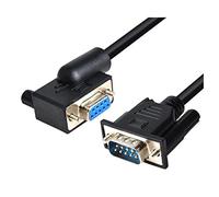DB9 Cavo parallelo maschio a femmina femmina sinistra sinistra ad angolo di estensione del computer cavo cavo di supporto 5 piedi Compatibile con modem scanner POS ecc ( Size : 1.5M , Color : Left ang