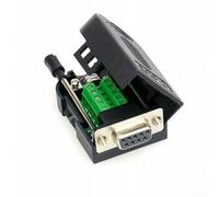 DB9 Connettore adattatore seriale a 9 pin per scheda breakout con bloccaggio a vite perni in rame e alloggiamento in PVC riciclabile per varie connessioni seriali (femmina + vite)