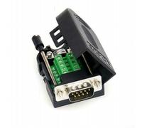 DB9 Connettore adattatore seriale a 9 pin per scheda breakout con bloccaggio a vite perni in rame e alloggiamento in PVC riciclabile per varie connessioni seriali (spina + vite)