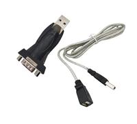 DB9 maschio RS232 adattatore per un computer USB-a, con linea | Connessione RS232 tramite porta USB del computer, identificatore di chipset PL2303, coppia di interfaccia maschio USB-a e DB9