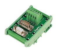 DB9-MG6 Modulo di interfaccia montaggio su guida DIN Connettore maschio/femmina Scheda di sblocco Comandi elettrici