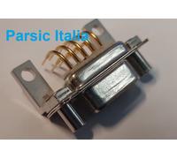 DB9 PRESA 9 PIN DB 9 90° PIN ORO CONNETTORE FEMMINA PER PCB ( x 80 PEZZI)