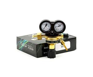 DBA Magnum™ Riduttore di pressione azoto, Acciaio inossidabile, Valvola limitatrice di pressione, 2 porti, Filettato 1/14 in, Uscita G 6.35 mm, Massimo 200 bar, Riduttore di pressione gas