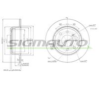 DBA002S Disco freno Sigmauto