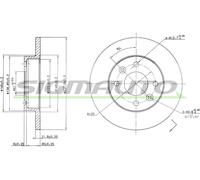 DBA055S Disco freno