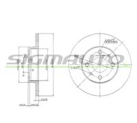DBA140S Disco freno Sigmauto