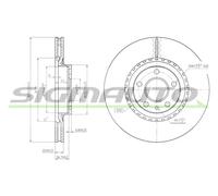 DBA156V Disco freno Sigmauto
